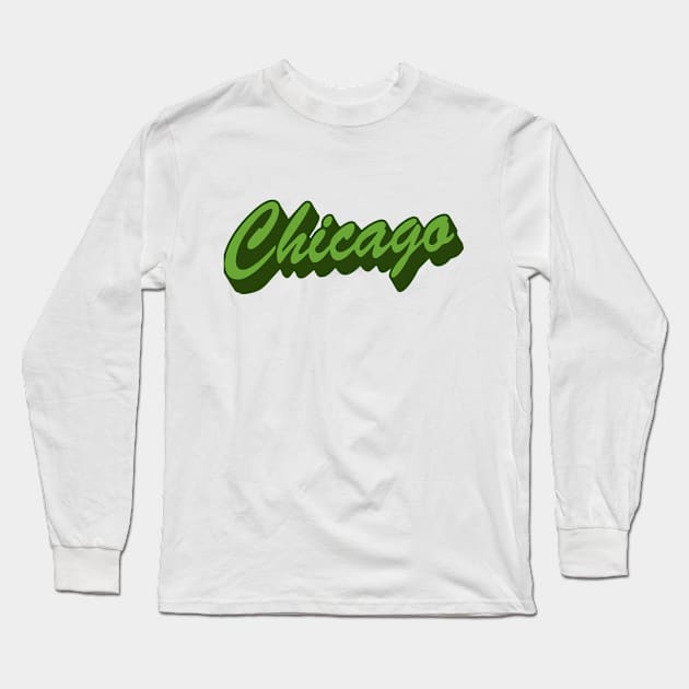 chicago design cool new Long Sleeve T-Shirt by jafart_designwork